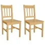 Dining chairs 2 units pine wood by vidaXL, dining chairs - Ref: Foro24-241514, Price: 121,71 €, Discount: %