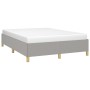 Light gray fabric bed frame 140x200 cm by vidaXL, Beds and slatted bases - Ref: Foro24-347165, Price: 129,88 €, Discount: %