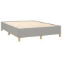 Light gray fabric bed frame 140x200 cm by vidaXL, Beds and slatted bases - Ref: Foro24-347165, Price: 129,88 €, Discount: %