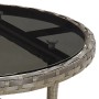 Mesita y sillas jardín 5 pzas y cojines ratán sintético gris by vidaXL, Garden sets - Ref: Foro24-3187425, Price: 376,31 €, D...