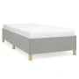 Light gray fabric bed frame 90x190 cm by vidaXL, Beds and slatted bases - Ref: Foro24-347125, Price: 76,63 €, Discount: %