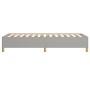 Light gray fabric bed frame 90x190 cm by vidaXL, Beds and slatted bases - Ref: Foro24-347125, Price: 83,70 €, Discount: %