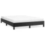 Black synthetic leather bed frame 140x190 cm by vidaXL, Beds and slatted bases - Ref: Foro24-346898, Price: 97,45 €, Discount: %
