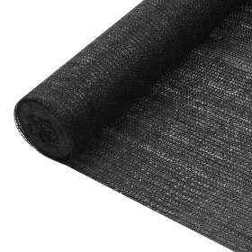 Schwarzes HDPE-Sichtschutznetz 1x10 m 75 g/m² von vidaXL, Sonnenschirme - Ref: Foro24-149317, Preis: 19,53 €, Rabatt: %