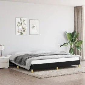 Light gray fabric bed frame 200x200 cm by vidaXL, Beds and slatted bases - Ref: Foro24-346844, Price: 114,22 €, Discount: %