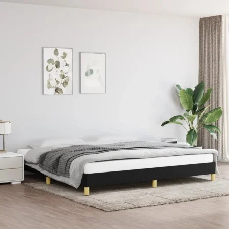 Light gray fabric bed frame 200x200 cm by vidaXL, Beds and slatted bases - Ref: Foro24-346844, Price: 114,22 €, Discount: %