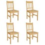 Dining chairs 4 units pine wood by vidaXL, dining chairs - Ref: Foro24-241515, Price: 239,47 €, Discount: %