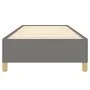 Dunkelgrauer Stoffbettrahmen 80x200 cm von vidaXL, Betten und Lattenroste - Ref: Foro24-347118, Preis: 104,46 €, Rabatt: %