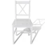 Esszimmerstühle 2 Einheiten aus weißem Kiefernholz von vidaXL, Essstühle - Ref: Foro24-241510, Preis: 98,82 €, Rabatt: %