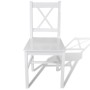 Esszimmerstühle 2 Einheiten aus weißem Kiefernholz von vidaXL, Essstühle - Ref: Foro24-241510, Preis: 100,43 €, Rabatt: %