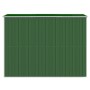 Cobertizo de jardín acero galvanizado verde 192x274x223 cm