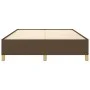 Brown fabric bed frame 140x190 cm by vidaXL, Beds and slatted bases - Ref: Foro24-347160, Price: 118,25 €, Discount: %