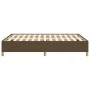 Brown fabric bed frame 140x190 cm by vidaXL, Beds and slatted bases - Ref: Foro24-347160, Price: 118,25 €, Discount: %