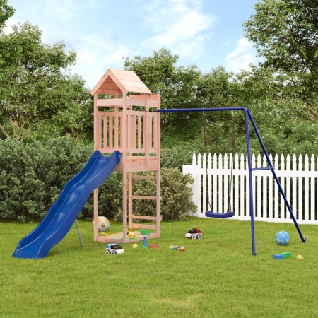 Douglas-Massivholz-Außenspielplatz von vidaXL, Schaukeln und Spielgeräte - Ref: Foro24-3156950, Preis: 308,14 €, Rabatt: %