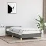 Bed frame with headboard in dark gray fabric 100x200 cm by vidaXL, Beds and slatted bases - Ref: Foro24-347392, Price: 89,44 ...