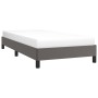Estructura de cama de cuero sintético gris 90x200 cm de vidaXL, Camas y somieres - Ref: Foro24-346884, Precio: 70,89 €, Descu...