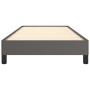 Estructura de cama de cuero sintético gris 90x200 cm de vidaXL, Camas y somieres - Ref: Foro24-346884, Precio: 70,89 €, Descu...