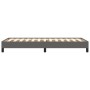 Estructura de cama de cuero sintético gris 90x200 cm de vidaXL, Camas y somieres - Ref: Foro24-346884, Precio: 70,89 €, Descu...