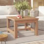 Solid teak wood coffee table 45x45x30 cm by vidaXL, Coffee table - Ref: Foro24-340751, Price: 68,90 €, Discount: %