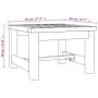 Solid teak wood coffee table 45x45x30 cm by vidaXL, Coffee table - Ref: Foro24-340751, Price: 67,61 €, Discount: %