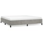 Estructura de cama de terciopelo gris claro 180x200 cm de vidaXL, Camas y somieres - Ref: Foro24-347342, Precio: 140,43 €, De...