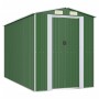 Grüner Gartenschuppen aus verzinktem Stahl, 192 x 357 x 223 cm von vidaXL, Schuppen - Ref: Foro24-3147429, Preis: 517,48 €, R...