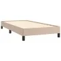 Cappuccino synthetic leather bed frame 90x190 cm by vidaXL, Beds and slatted bases - Ref: Foro24-346879, Price: 76,65 €, Disc...
