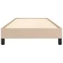 Cappuccino synthetic leather bed frame 90x190 cm by vidaXL, Beds and slatted bases - Ref: Foro24-346879, Price: 76,65 €, Disc...