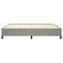 Estructura de cama de terciopelo gris claro 180x200 cm de vidaXL, Camas y somieres - Ref: Foro24-347342, Precio: 140,43 €, De...