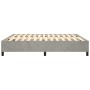 Estructura de cama de terciopelo gris claro 180x200 cm de vidaXL, Camas y somieres - Ref: Foro24-347342, Precio: 140,43 €, De...