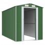 Cobertizo de jardín acero galvanizado verde 192x357x223 cm de vidaXL, Cobertizos - Ref: Foro24-3147429, Precio: 517,48 €, Des...