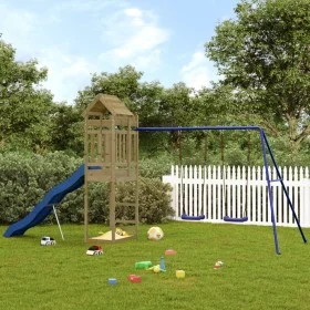 Outdoor playground made of impregnated pine wood by vidaXL, Swings and play structures - Ref: Foro24-3156966, Price: 352,52 €...