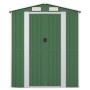 Grüner Gartenschuppen aus verzinktem Stahl, 192 x 357 x 223 cm von vidaXL, Schuppen - Ref: Foro24-3147429, Preis: 517,48 €, R...