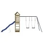 Outdoor playground made of impregnated pine wood by vidaXL, Swings and play structures - Ref: Foro24-3156966, Price: 352,52 €...