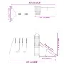 Outdoor playground made of impregnated pine wood by vidaXL, Swings and play structures - Ref: Foro24-3156966, Price: 352,52 €...