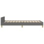 Bed frame with headboard in dark gray fabric 100x200 cm by vidaXL, Beds and slatted bases - Ref: Foro24-3124953, Price: 131,4...