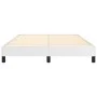 White synthetic leather bed frame 140x200 cm by vidaXL, Beds and slatted bases - Ref: Foro24-346905, Price: 107,93 €, Discoun...