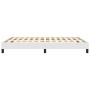 Estructura de cama de cuero sintético blanco 140x200 cm de vidaXL, Camas y somieres - Ref: Foro24-346905, Precio: 112,14 €, D...