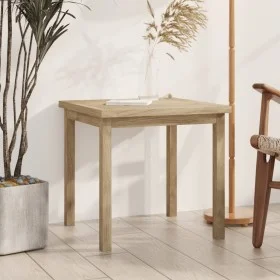 Solid teak wood side table 45x45x45 cm by vidaXL, Side tables - Ref: Foro24-340745, Price: 54,56 €, Discount: %