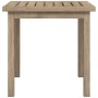 Solid teak wood side table 45x45x45 cm by vidaXL, Side tables - Ref: Foro24-340745, Price: 55,55 €, Discount: %