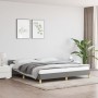 Bed frame with headboard dark gray fabric 180x200 cm by vidaXL, Beds and slatted bases - Ref: Foro24-347432, Price: 130,89 €,...