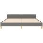 Bed frame with headboard dark gray fabric 180x200 cm by vidaXL, Beds and slatted bases - Ref: Foro24-347432, Price: 130,89 €,...