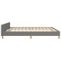 Bed frame with headboard dark gray fabric 180x200 cm by vidaXL, Beds and slatted bases - Ref: Foro24-347432, Price: 130,89 €,...