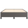 Gray synthetic leather bed frame 140x190 cm by vidaXL, Beds and slatted bases - Ref: Foro24-347249, Price: 120,19 €, Discount: %