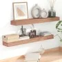 Wandregale 2 Einheiten massives Teakholz 90x15x4 cm von vidaXL, Regale und Regale - Ref: Foro24-340756, Preis: 52,67 €, Rabat...