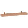Wall shelves 2 units solid teak wood 90x15x4 cm by vidaXL, Shelves and shelves - Ref: Foro24-340756, Price: 56,16 €, Discount: %