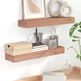 Wandregale 2 Einheiten aus massivem Teakholz 60x15x4 cm von vidaXL, Regale und Regale - Ref: Foro24-340755, Preis: 45,41 €, R...