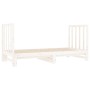 Abnehmbares Schlafsofa aus massivem weißem Kiefernholz, 2 x (90 x 190) cm von vidaXL, Betten und Lattenroste - Ref: Foro24-31...