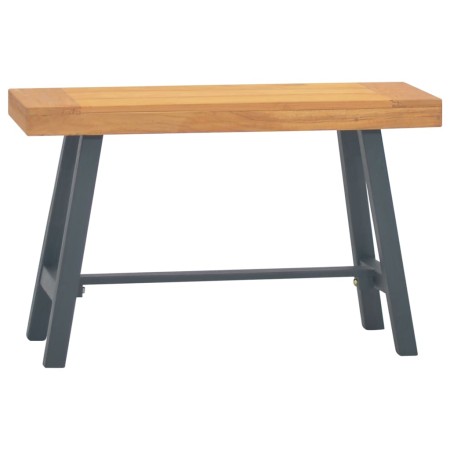 Bank aus massivem Teakholz 80 cm von vidaXL, Ess- und Küchenbänke - Ref: Foro24-340742, Preis: 103,52 €, Rabatt: %