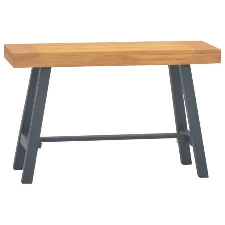 Solid teak wood bench 80 cm by vidaXL, Dining and kitchen benches - Ref: Foro24-340742, Price: 120,12 €, Discount: %